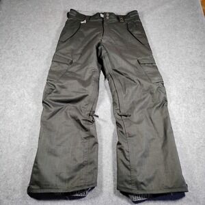 686 Mannual Infinity Snowboard Pants Mens Small Gray infiDRY 10k Waterproof